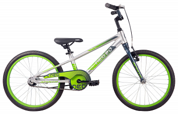 Детский велосипед Apollo NEO boys 20", Brushed Alloy / Slate / Lime Green Fade
