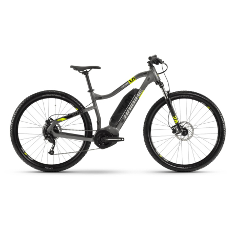Электровелосипед Haibike Sduro HardNine 1.0 29" Серо-лаймово-черный 2020