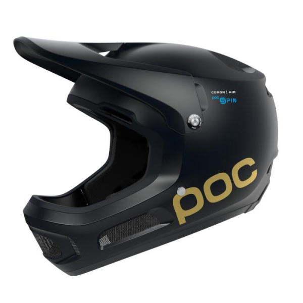 Велошлем POC Coron Air SPIN Fabio Ed. Uranium Black Matt/Gold, M/L