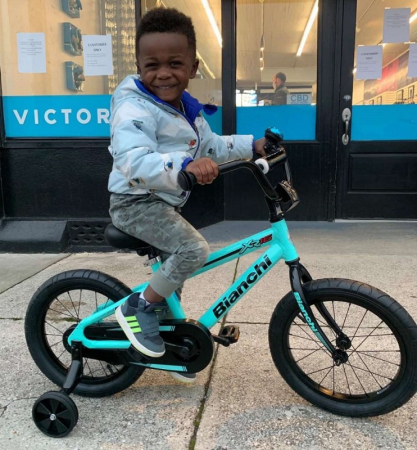 Детский велосипед Bianchi Single Boy Junior 16" Celeste 2020