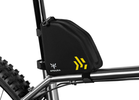 Велосумка на раму Apidura Backcountry Rear Top Tube Pack, 1 л, Gray/Black